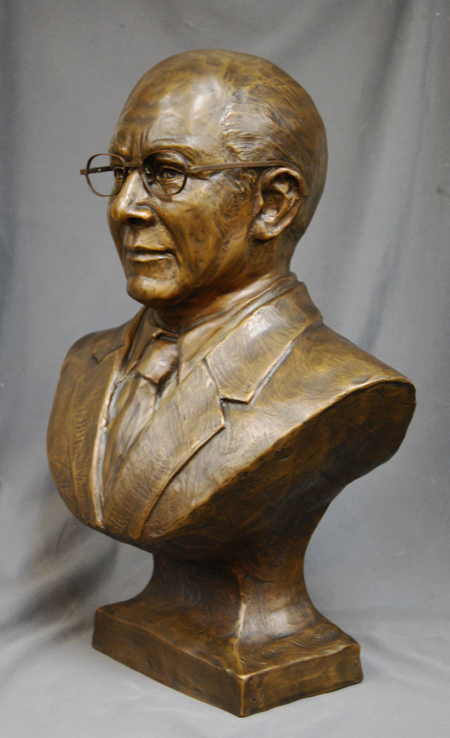 Herb Bronze Portrait Bust 3