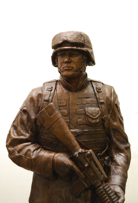 Marine Soldier statue Bronze Marine monument 8
