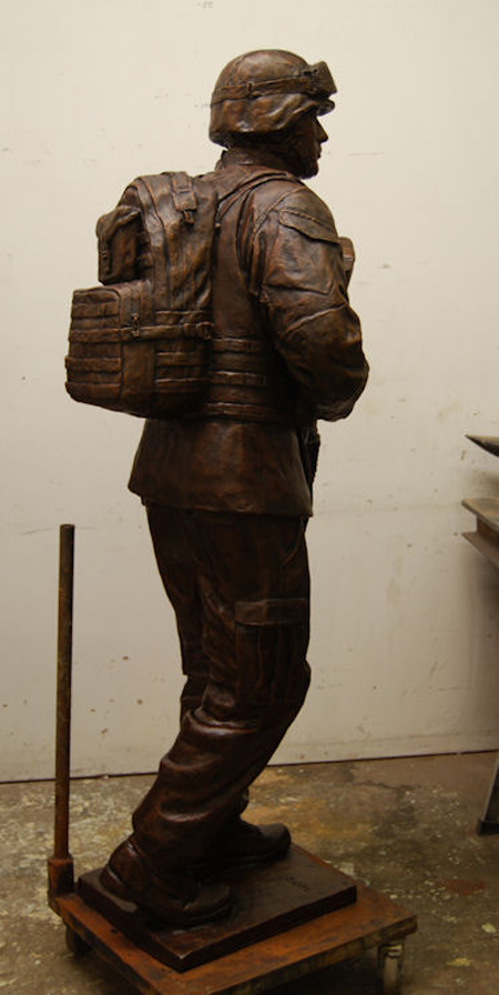 Marine Soldier statue Bronze Marine monument