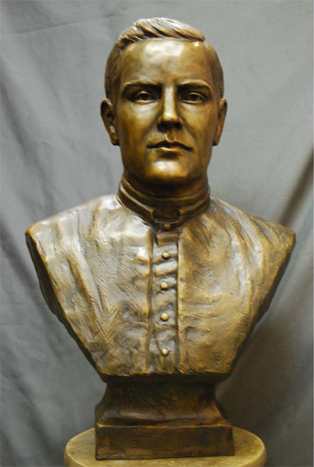 Michael J McGivney Bronze Bust statue 2