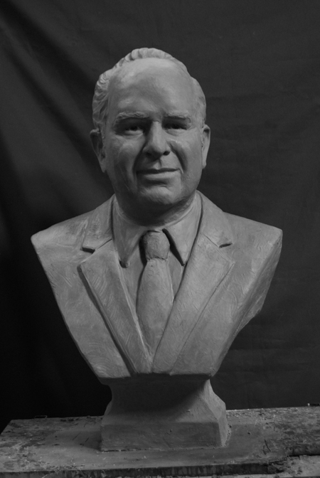 Sousa clay bust 1