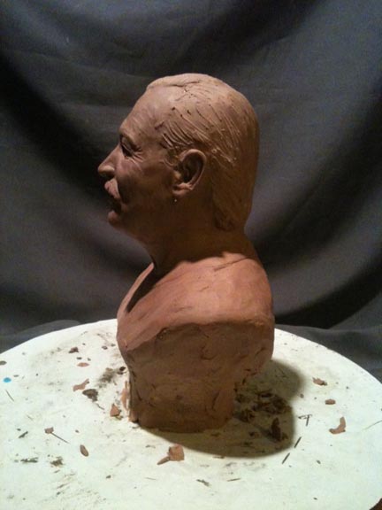Tom Dolosky bronze bust statue 5