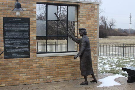 United Auto Workers bronze protest UAW monument 4