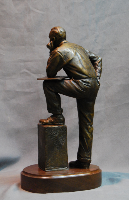 Bill Bernbach bronze statue